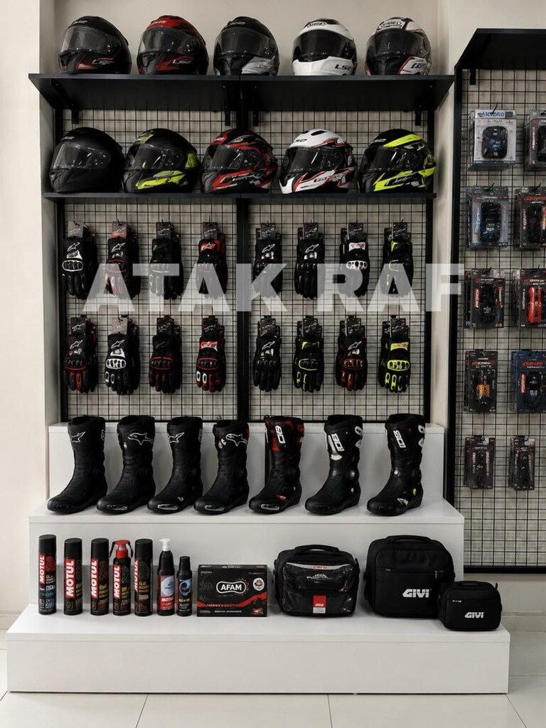 Kask rafı , motosiklet ekipman rafı - 2