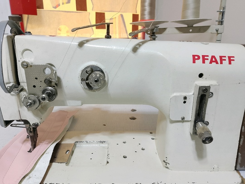 paff 1245 çift papuç deri dikiş makinası - 4