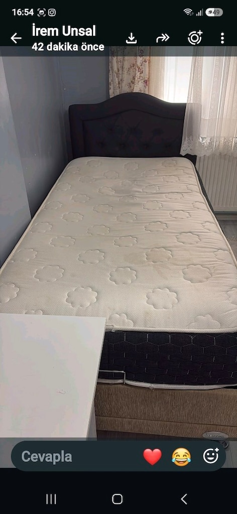 2 teklı baza yatak baslık dahıl saglam herhangi bır deforme yok 2 adet - 3