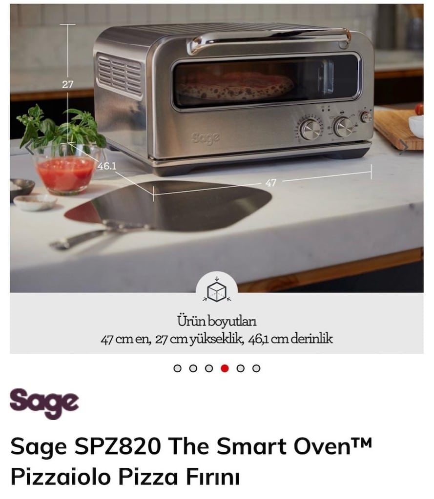 Sage SPZ820 The Smart Oven Pizzaiolo Pizza Fırını - 9