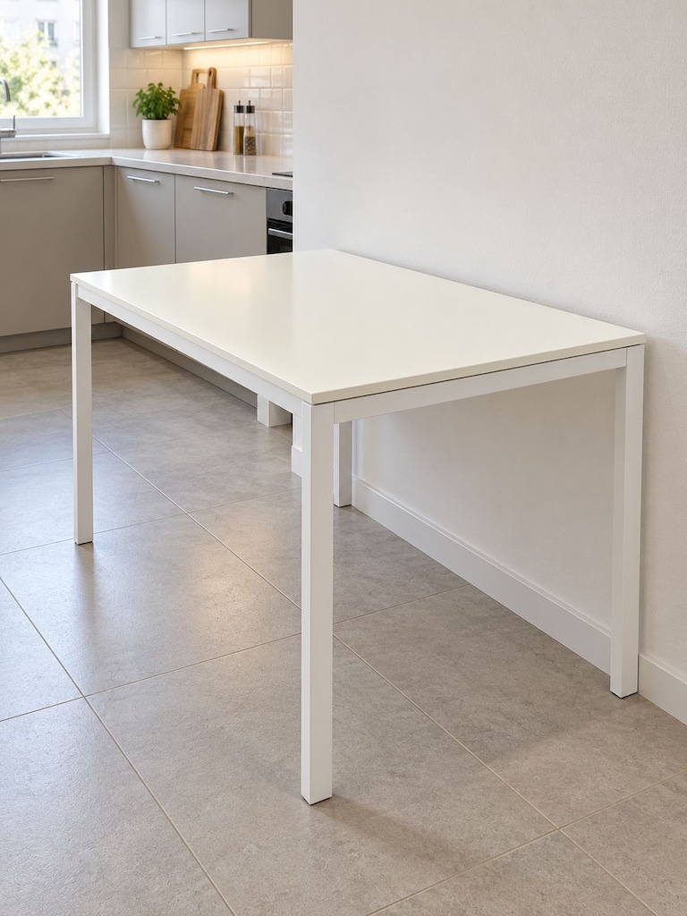 2. EL IKEA FERFORJE AYAKLI MUTFAK MASASI - 3