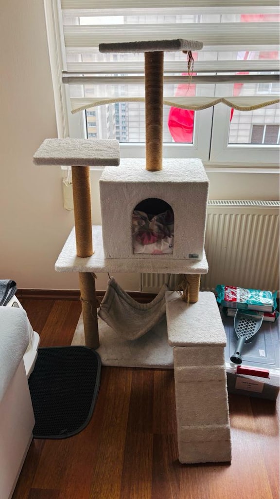 Çok Katlı Kedi Tırmalama ve Uyuma Ağacı – Kedi Evi - 3