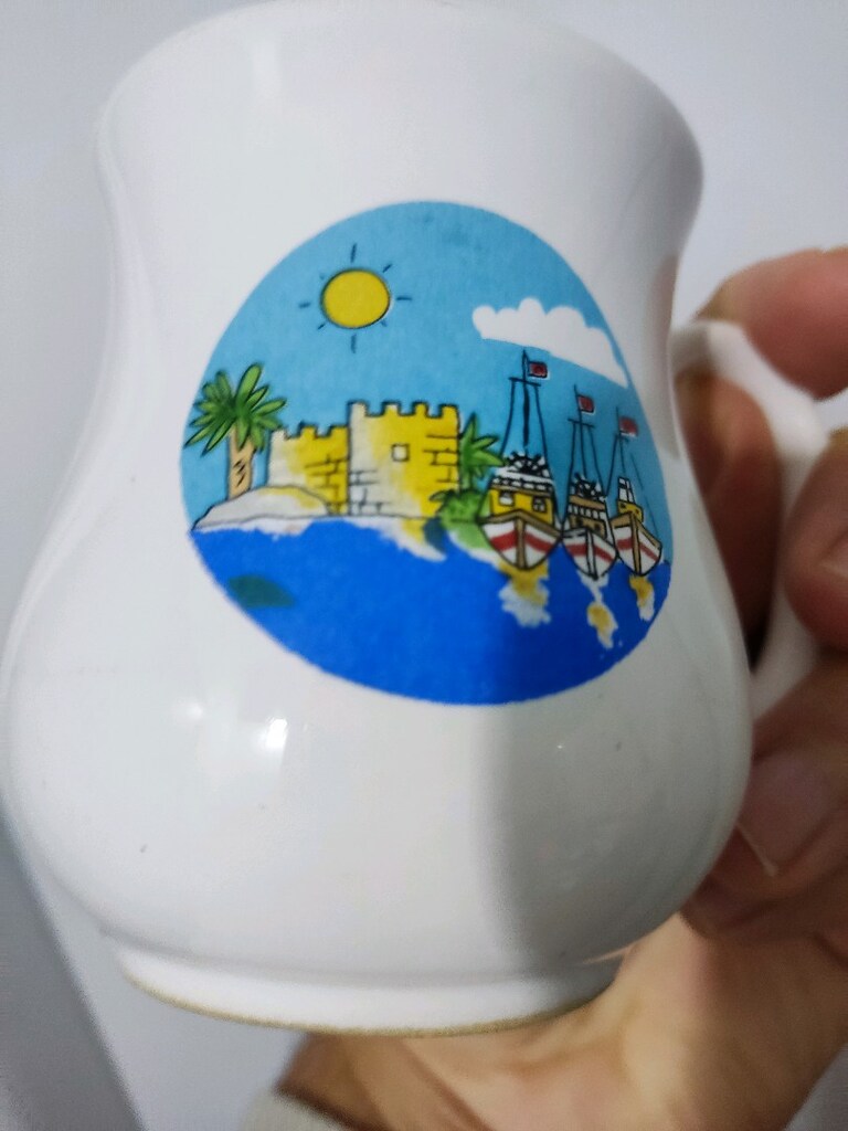ALANYA HATIRASI SERAMİK KULPLU KUPA BARDAK SIFIR ÜRÜN YENİDOĞAN - 3