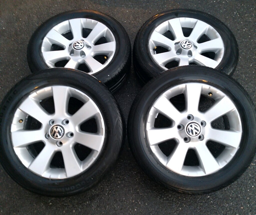 205 55 16 ORJİNAL TİGUAN JANT LASTİK TAKIMI TİGUAN CADDY GOLF AUDİ - 8