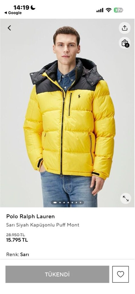 Polo Ralph Lauren Orijinal Mont - 5