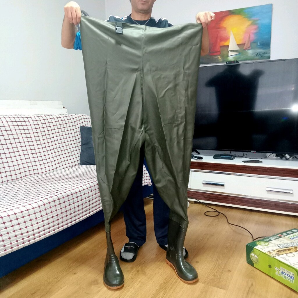 asker yeşili göğüs çizmesi - 2