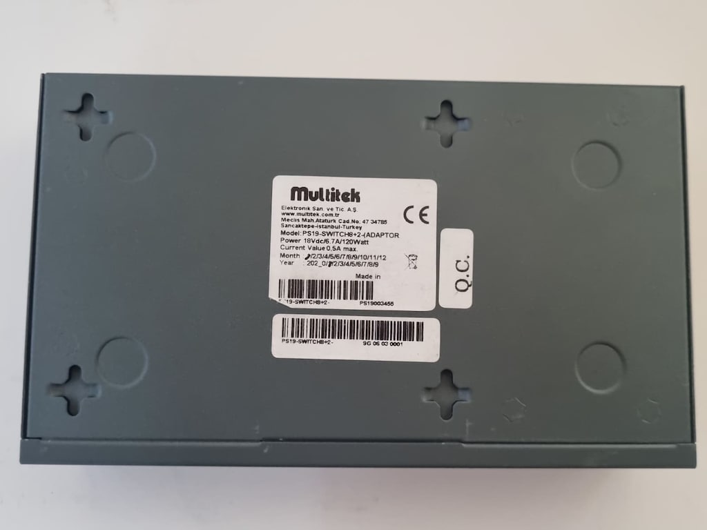 Multitek PS19-SWITCH8+2 Görüntülü Diyafon Switch - 3