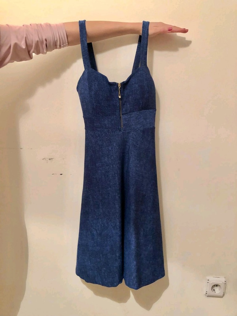 Kot Görünümlü Mini Elbise