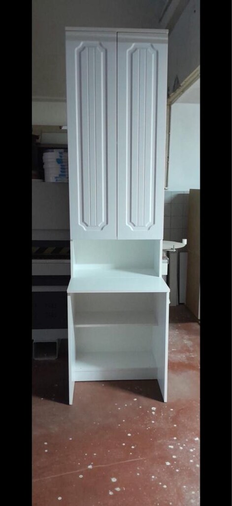 COUNTRY MDF MEMBRAN KAPAKLI KALİTELİ TEMİZ ÇALIŞMA MASASI VE DOLAP - 2