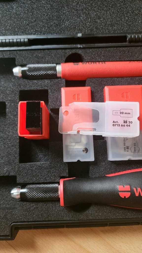 Würth kazıma seti 38 parça, kanatlı bıçaklar - 4