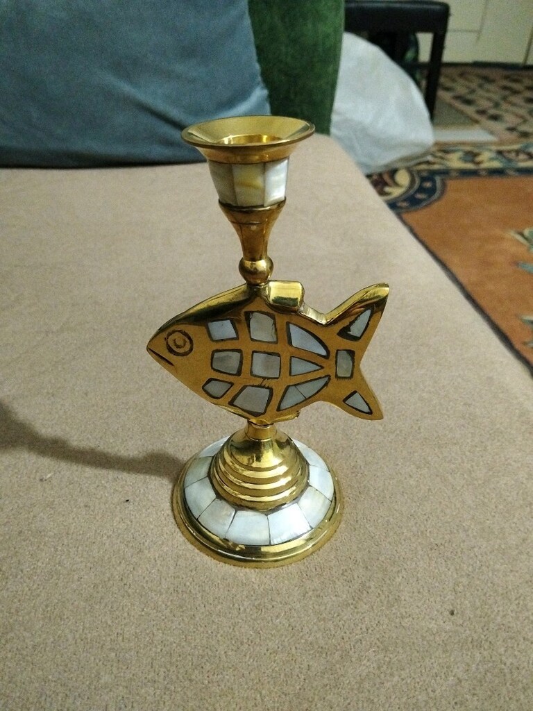pirinç, sedefli şamdan - 7