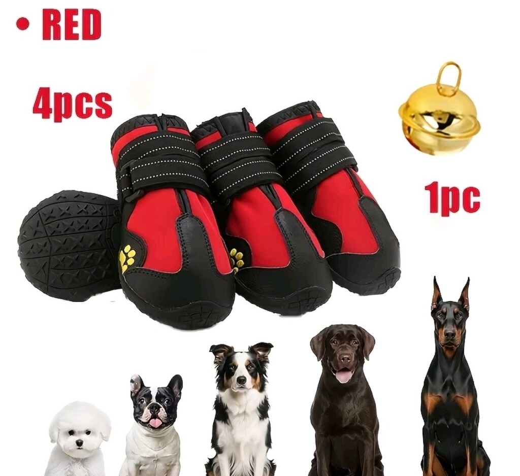 Büyük ırk köpekler için su geçirmez ayakkabı - 7