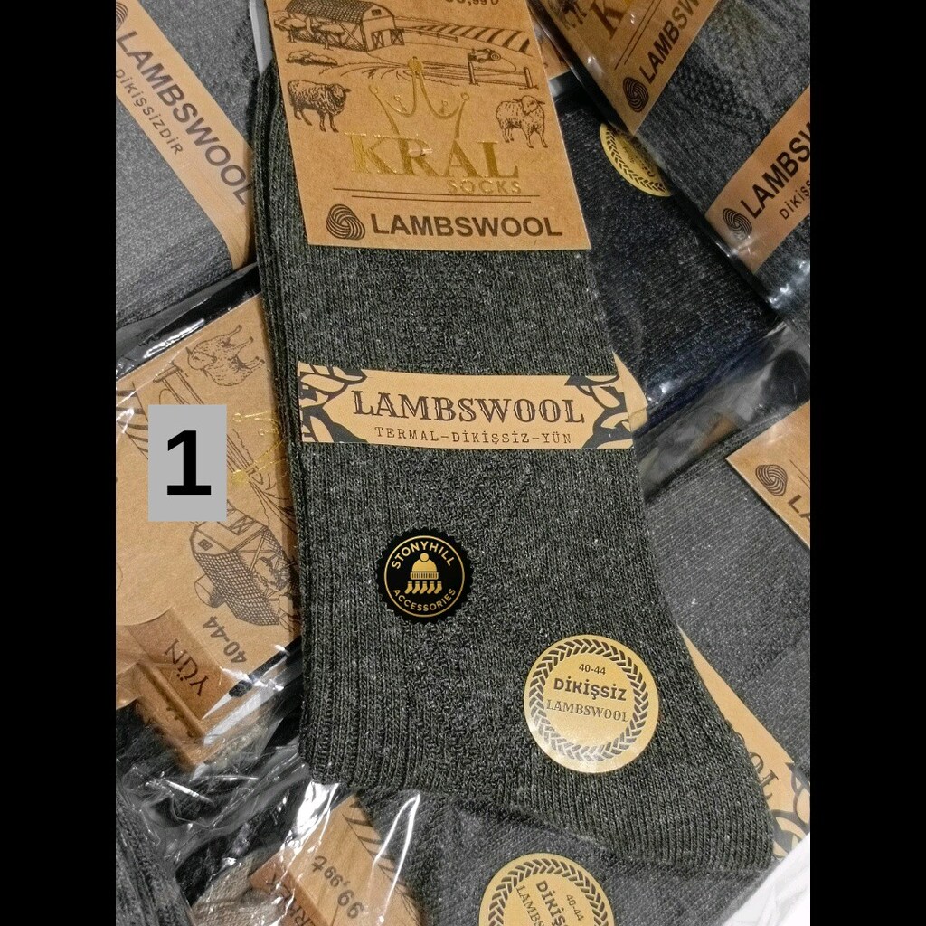 Toptan Çorap Lambswool Kışlık Premium Çorap - 11