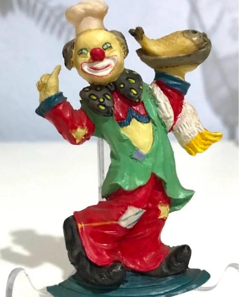 Vintage Kauçuk Palyaço Magnet - 4