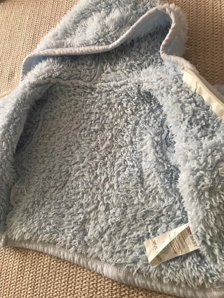 bebek peluş mont wellsoft hırka kapüşonlu - 3