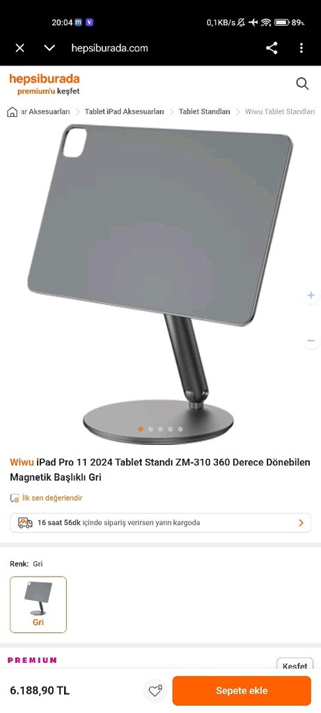 Huawei matepad 11.5 s papermate 8 256 144hz 2.8k ekran artı stand wiwu - 4