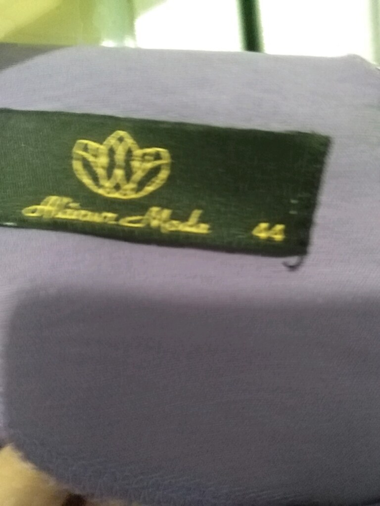 lila renkli tesettür elbise 44 beden - 4