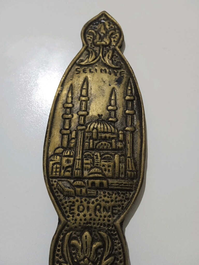 KABARTMA SELİMİYE DESENLİ AĞIR BÜYÜK BOY ÇATAL & MEVLANA FİGÜRLÜ ÇATAL - 4