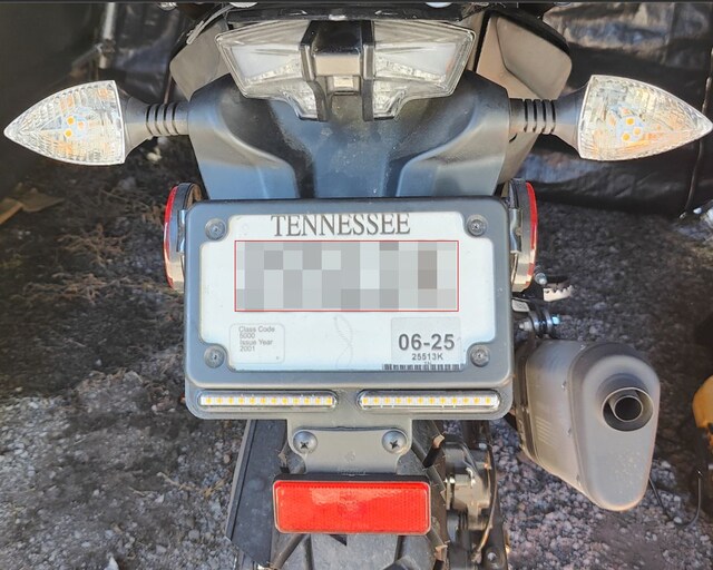 3D Baskı KTM 390 Adventure Plaka Braketi (USA Versiyonu)