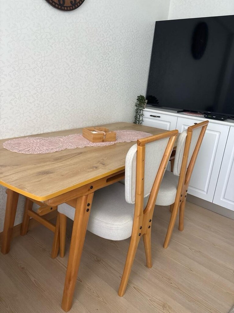 iskandinav ahşap mutfak masası - 6