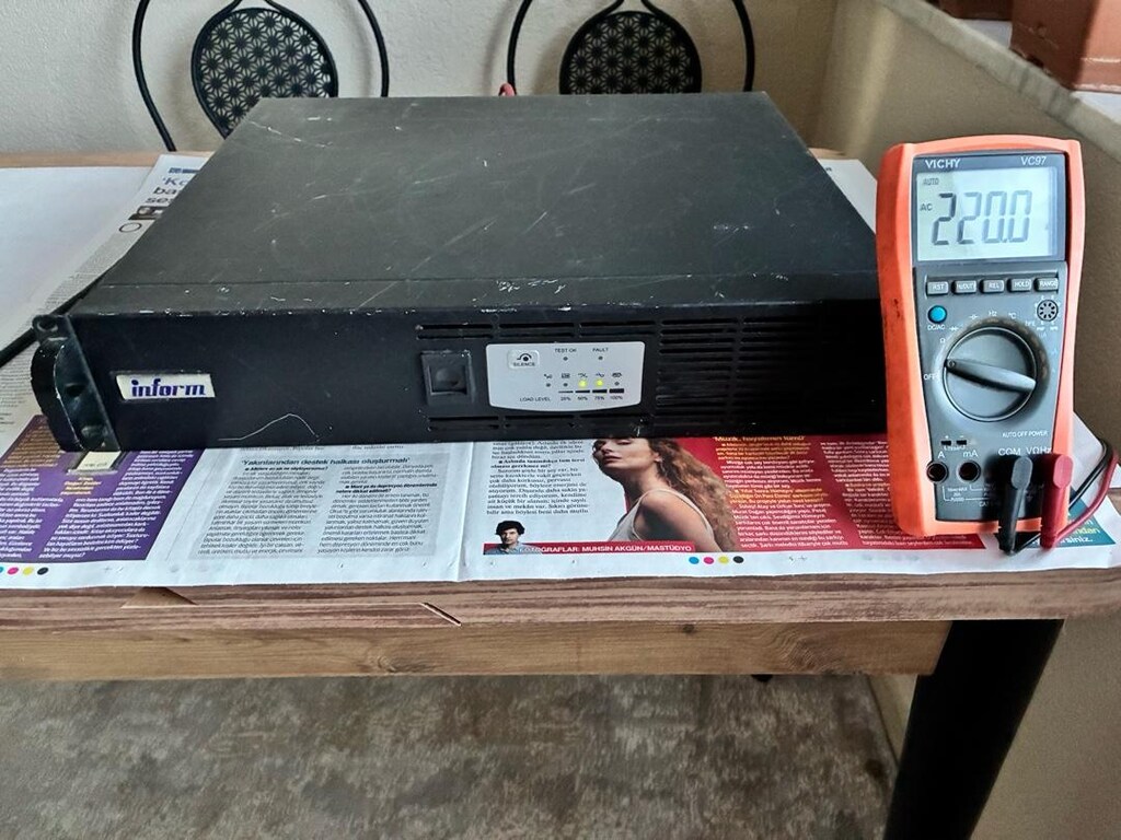 1Kva OnLine Rack Tipi Ups - 3