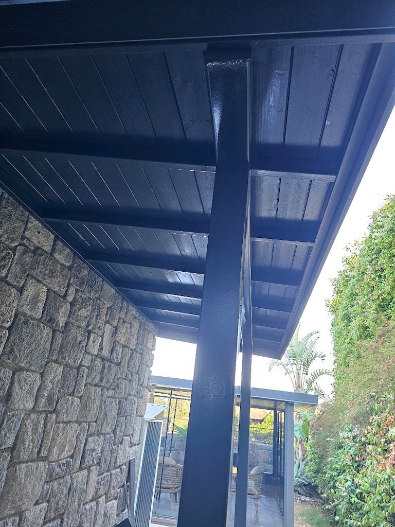 TERAS KAPATMA AHŞAP VE ÇELİK MODERN TASARIMLAR - 7
