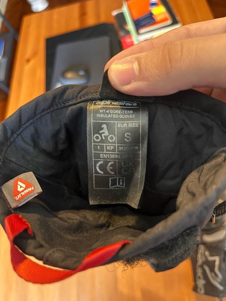 Apinestars gore-tex wt4 kışlık motosiklet eldiveni - 4