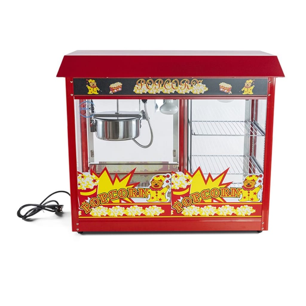 Popcorn Mısır Patlatma Makinesi Raflı (Model Zeytinli)1004 - 4
