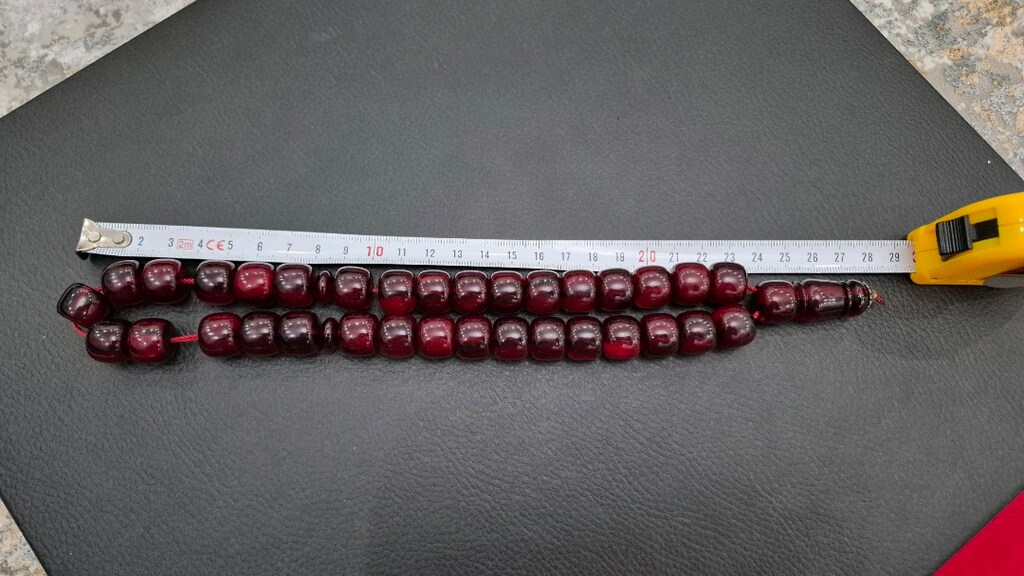 iri boy sıkma kehribar tesbih - 3