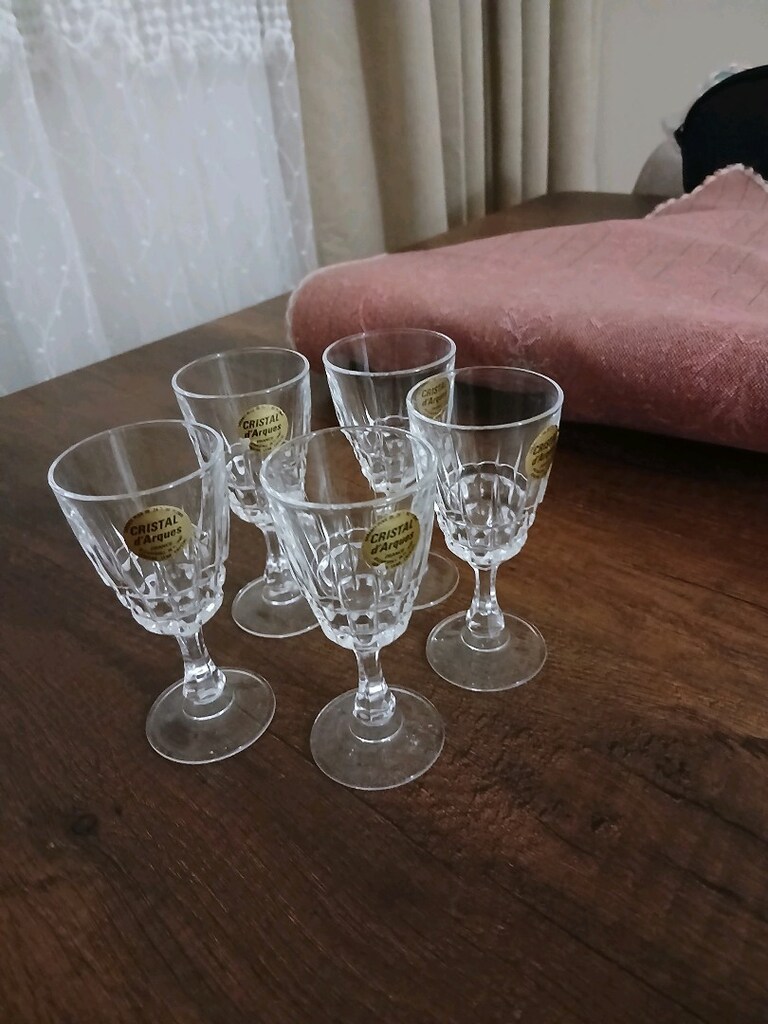 5 li kristal kadeh bardağı - 2