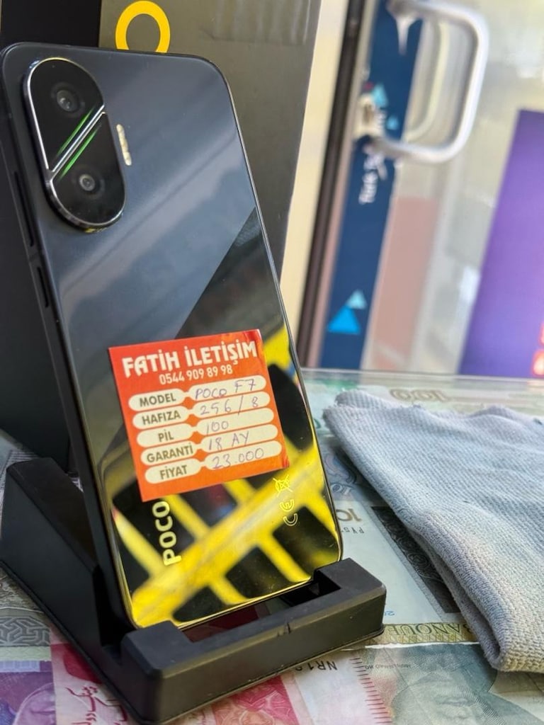 Poco F7 256/8gb 18 ay garanti - 2