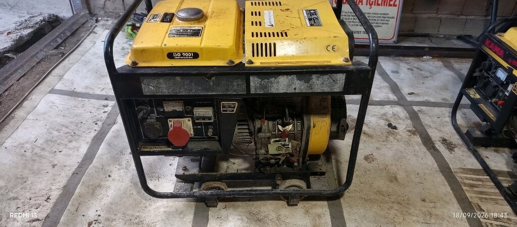 7kw dizel marşlı trafaze jeneratör bakımları yapilip teslim edilecek - 2