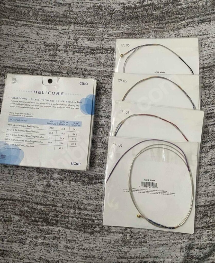 Daddario Helicore Çello Tel Takımı / Viyolonsel Tel Seti - 2