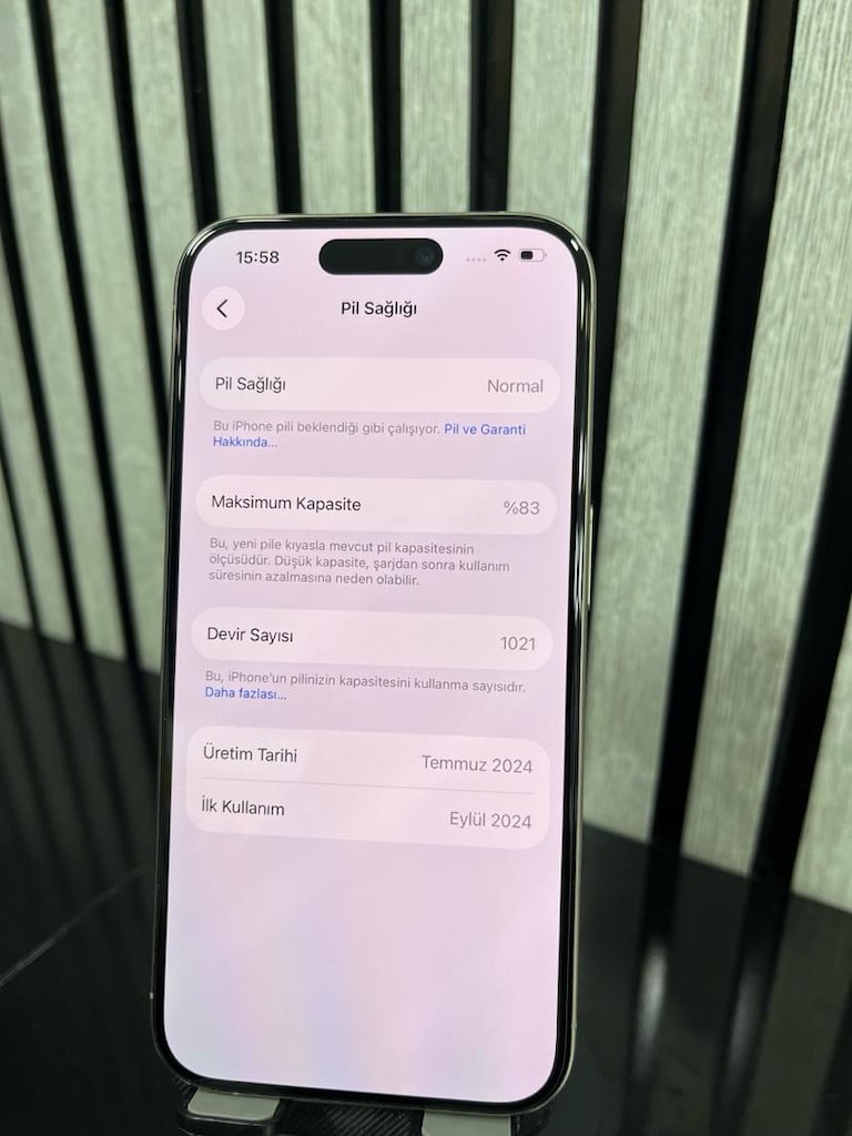 TERTEMİZ İPHONE 15 PRO DEĞİŞENSİZ ORIJINAL! - 10
