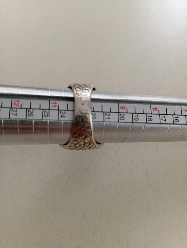 Yeşil zirkon taşlı,925 ayar gümüş yüzük - 6
