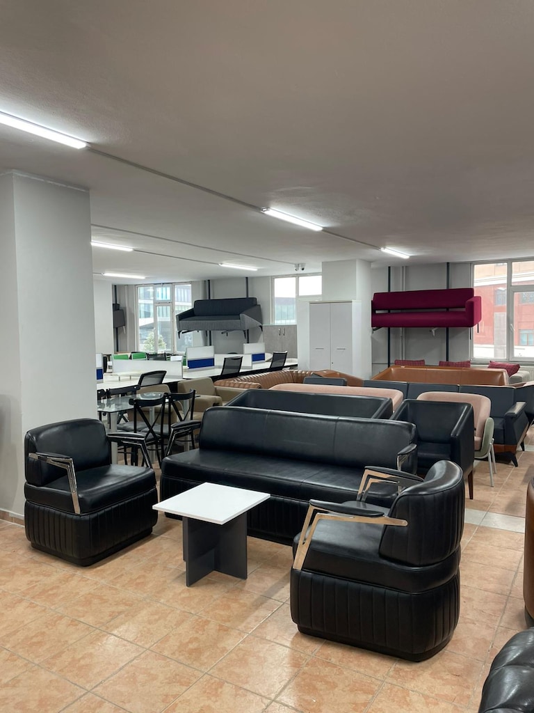 KLAS OFİS ÜSKÜDAR ÇELİKEL 3+1+1 DERİ KOLTUK TAKIMI SIFIR - 4