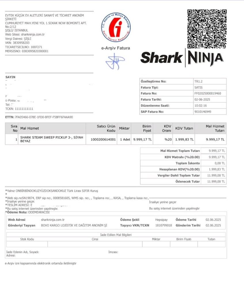 shark sil süpür buharlı temizleyici - 13