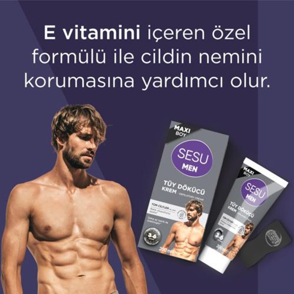 SESU MEN TÜY DÖKÜCÜ KREM - 4