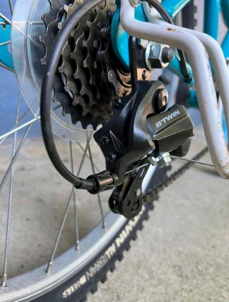 BTWİN original 120 Decathlon 20jant rockrider 6 vites çocuk bisikleti - 4