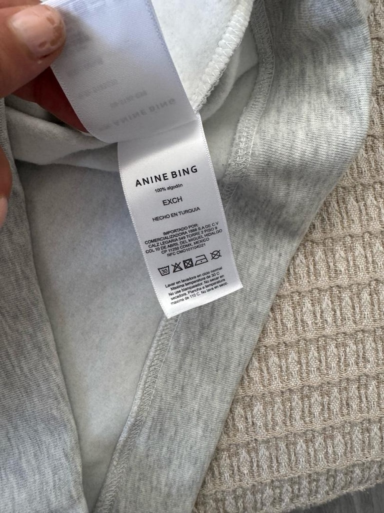 anine bing sweatshirt hoodie kapüşonlu - 9