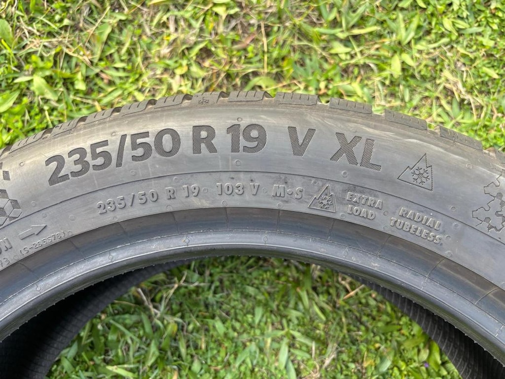 SIFIR GİBİ 4 ADET 235.50 R 19 CONTİNENTAL Ts-870 P KIŞLIK TAKIM 2024 - 10