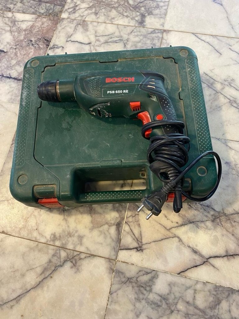bosch 650 re darbeli matkap - 2