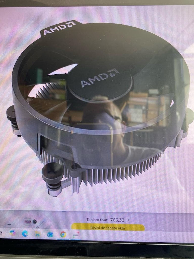 AMD Cooler SR1 AM4/AM5 CPU Soğutucu ( Stock FAN ) - 16
