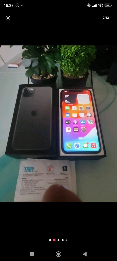 KARTA TAKSİT İPHONE 11 PRO MAX 64 GB PİL 70 ORJİNAL KUTU FATURA MEVCUT - 14