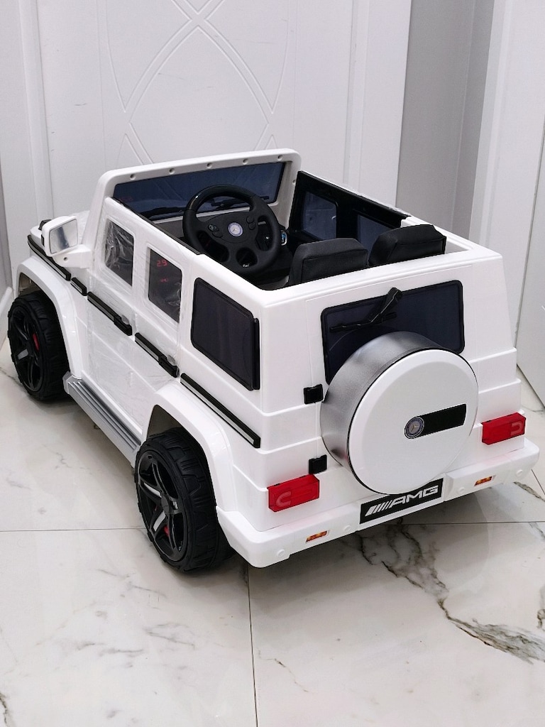 SIFIR 2 YIL GARANTİLİ MERCEDES KUMANDALI 12VOLT ÇİFT MOTOR AKÜLÜ ARABA - 4