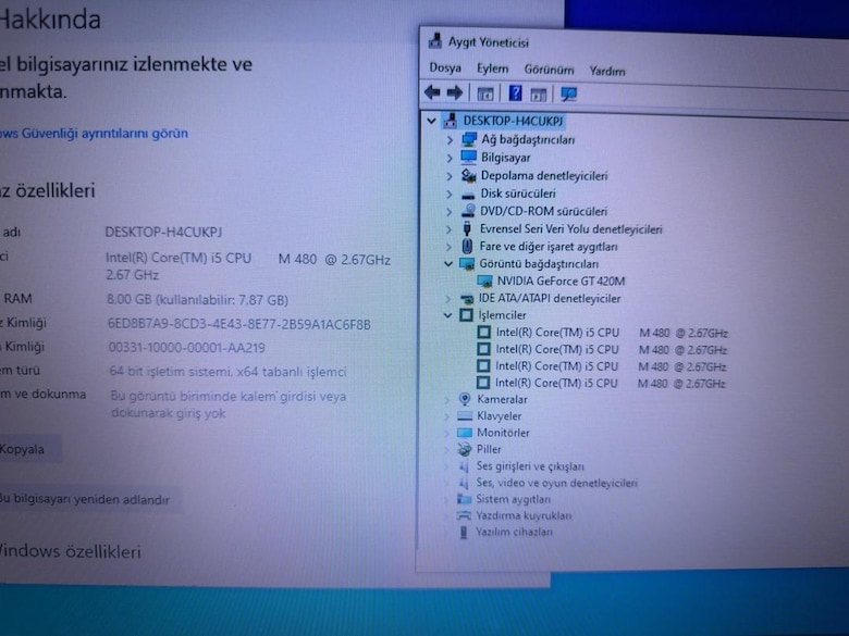 ACER İNTEL CORE İ5 SIFIR KADAR TEMİZ HATASIZ CİHAZ - 11