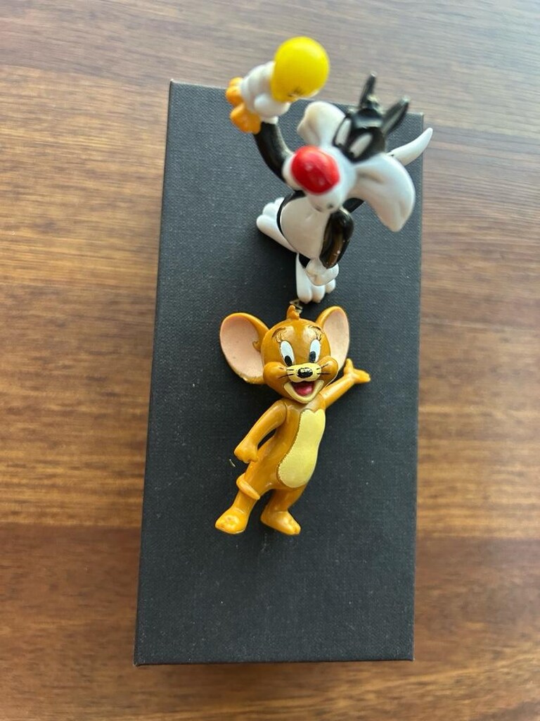 Fare Tom ve Sylvester figür Oyuncak - 4