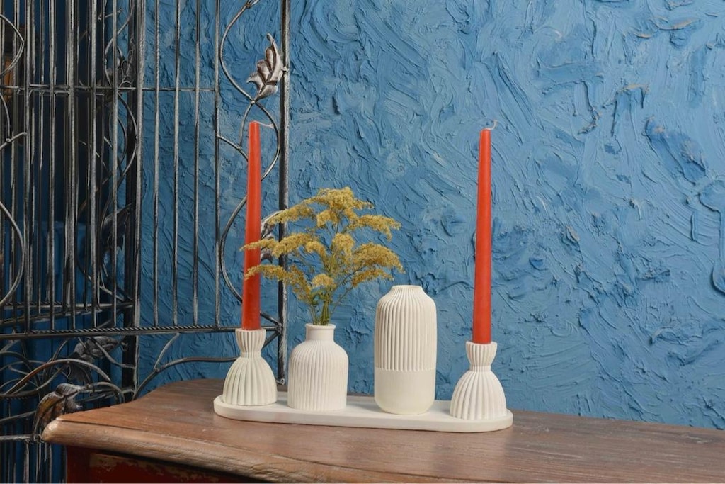 Silikon kalıp (saksı,vazo,mumluk) - 9