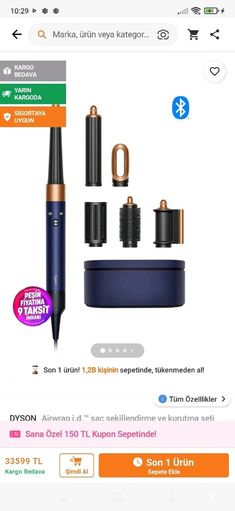 Dyson saç şekillendirici seti - 4