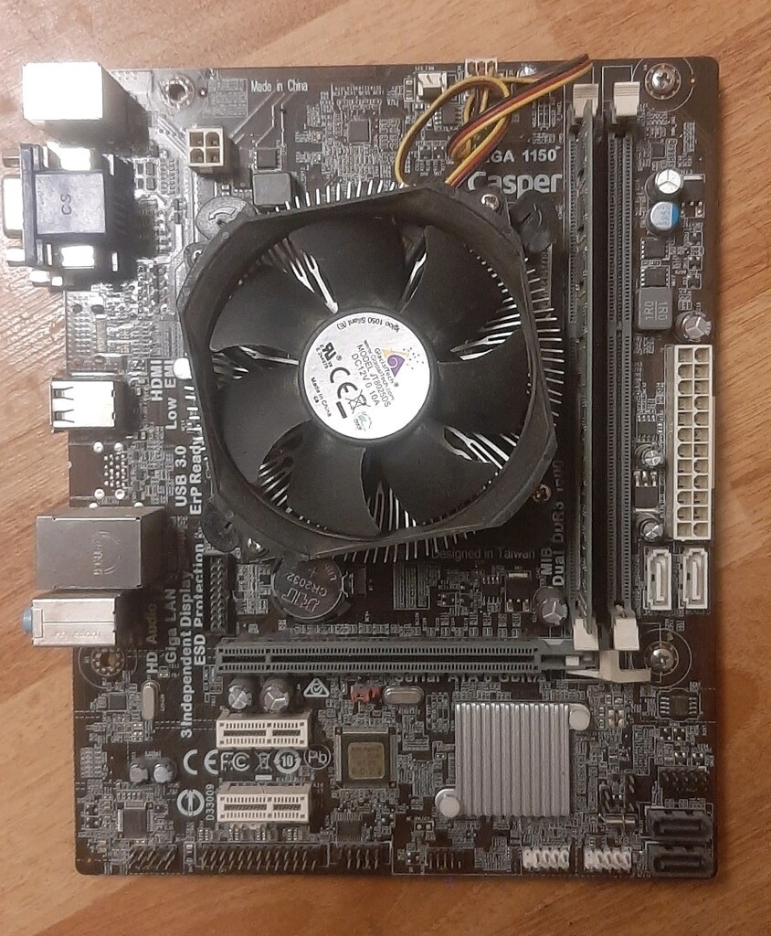anakart casper 1150 pin işlemci i3-4170,ram 4 gb - 2